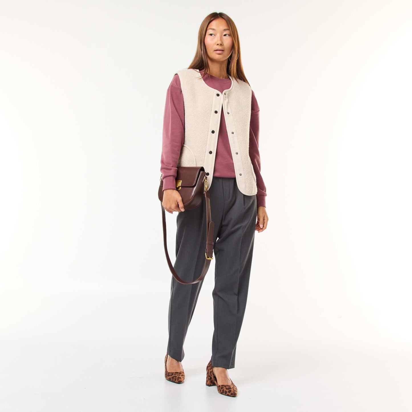 Basic French Terry Sweatshirt PINK