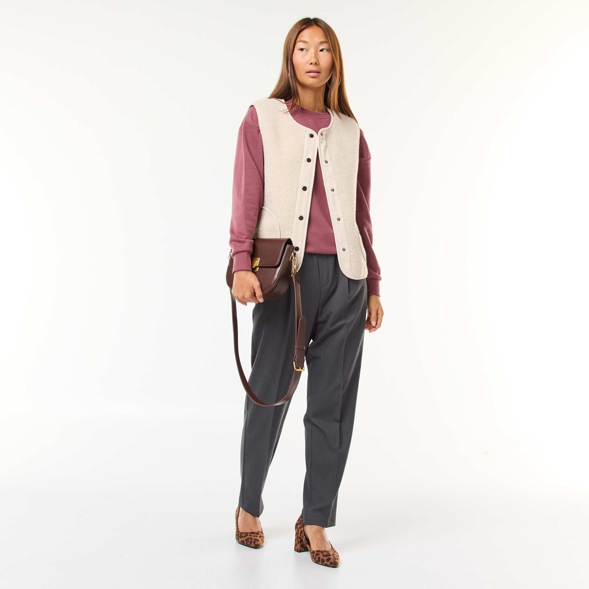 Basic French Terry Sweatshirt PINK