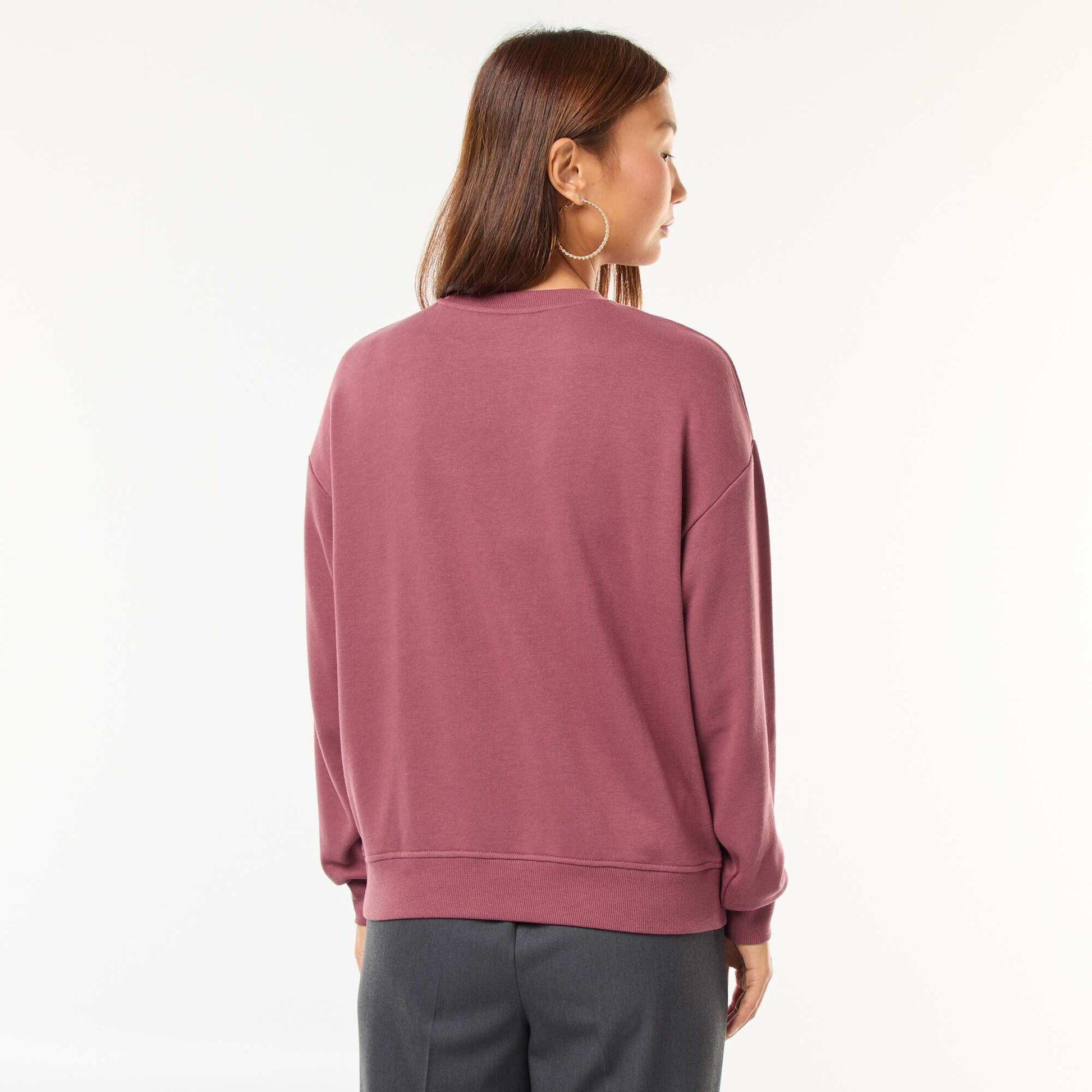 Basic French Terry Sweatshirt PINK