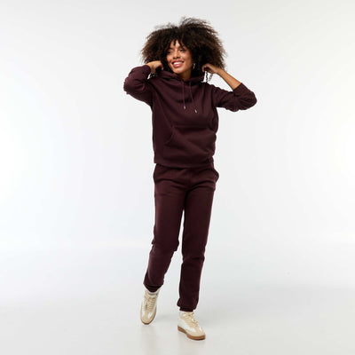 Mid-rise sports joggers PURPLE