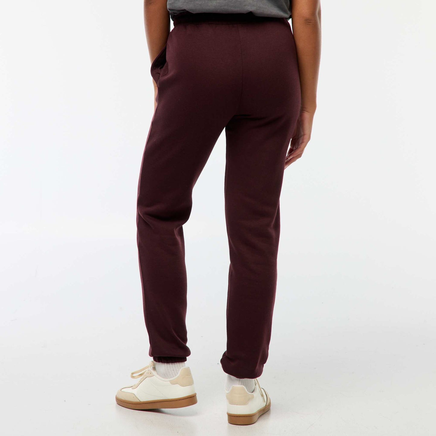 Mid-rise sports joggers PURPLE