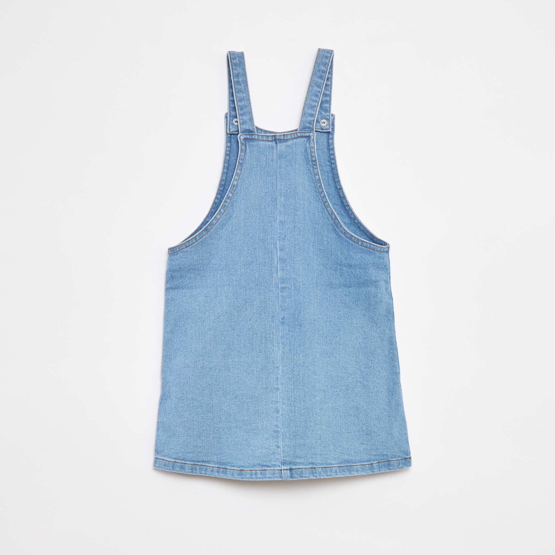 'Disney' denim dungaree dress BLUE