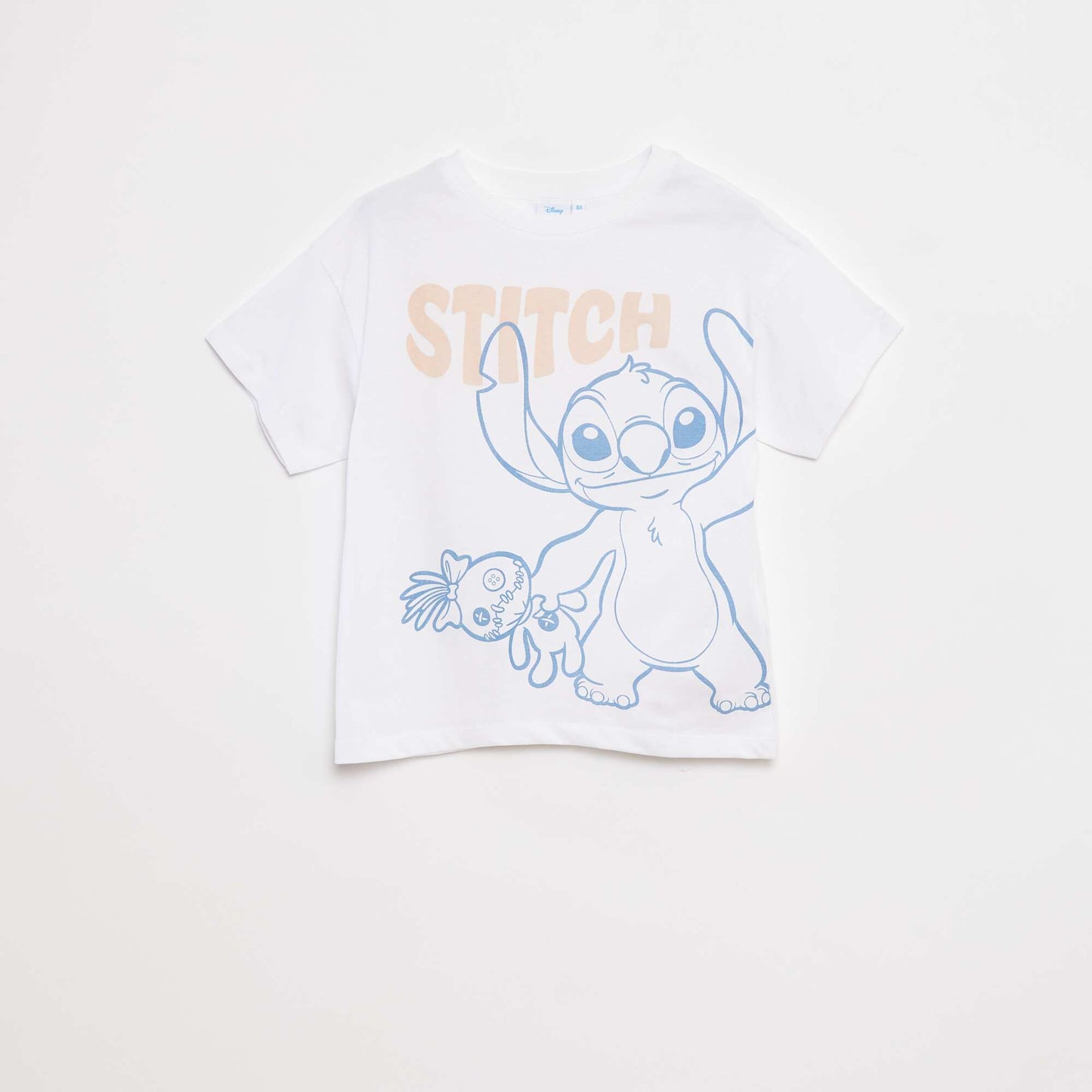 Stitch loose-fit T-shirt WHITE