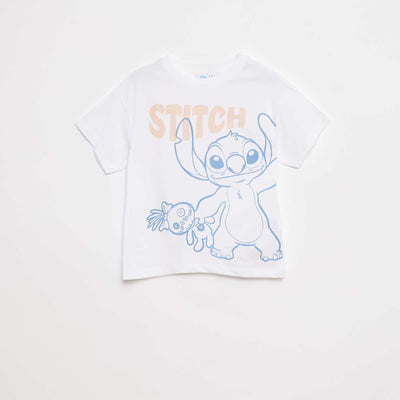 Stitch loose-fit T-shirt WHITE