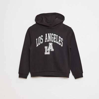 Sweatshirt fabric hoodie BLUE