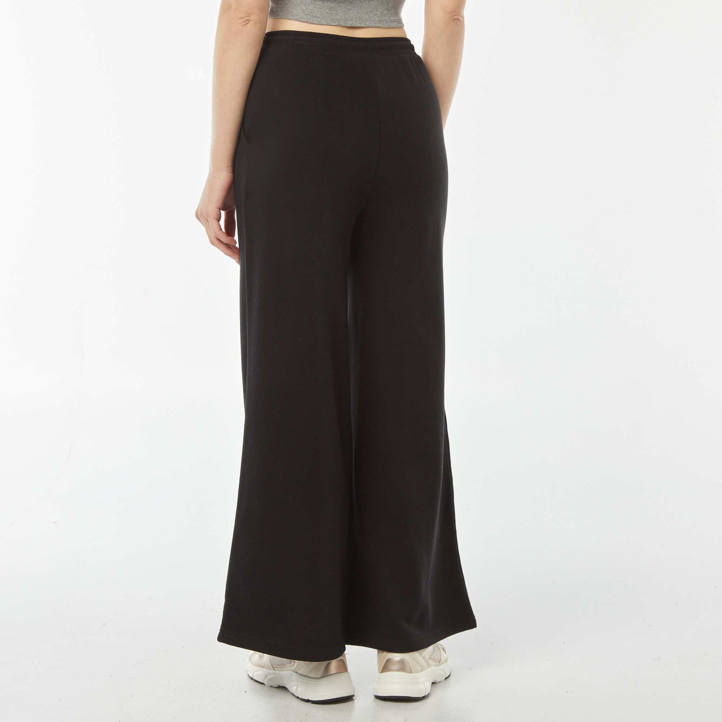 Wide-leg joggers BLACK