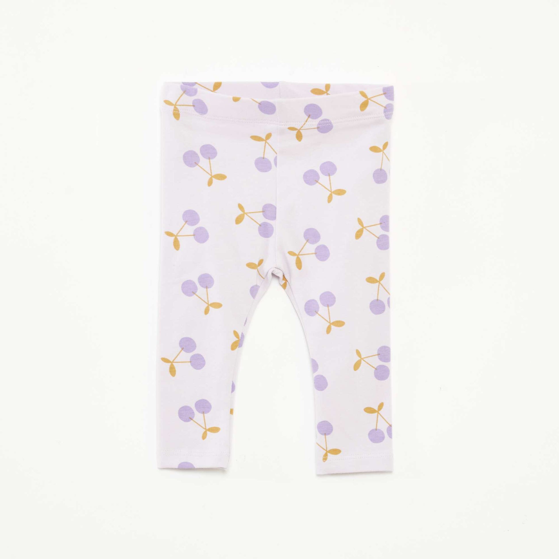 Pack of 2 long leggings PURPLE