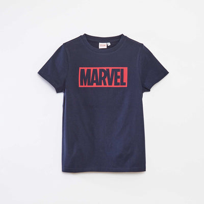 'Marvel' short-sleeved T-shirt BLUE