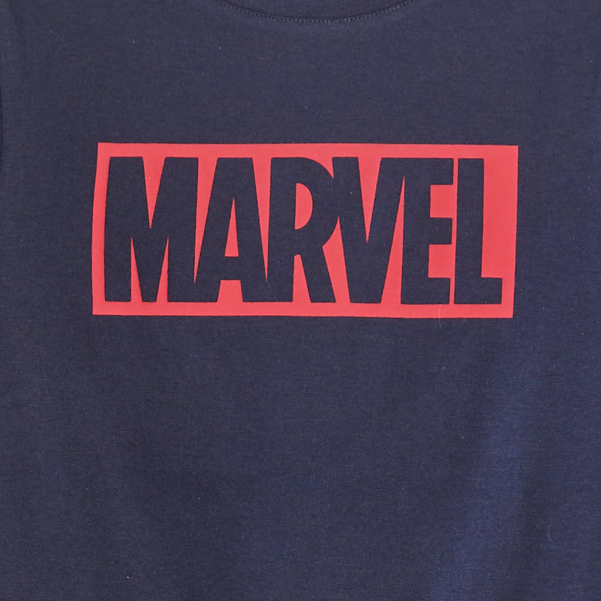 'Marvel' short-sleeved T-shirt BLUE