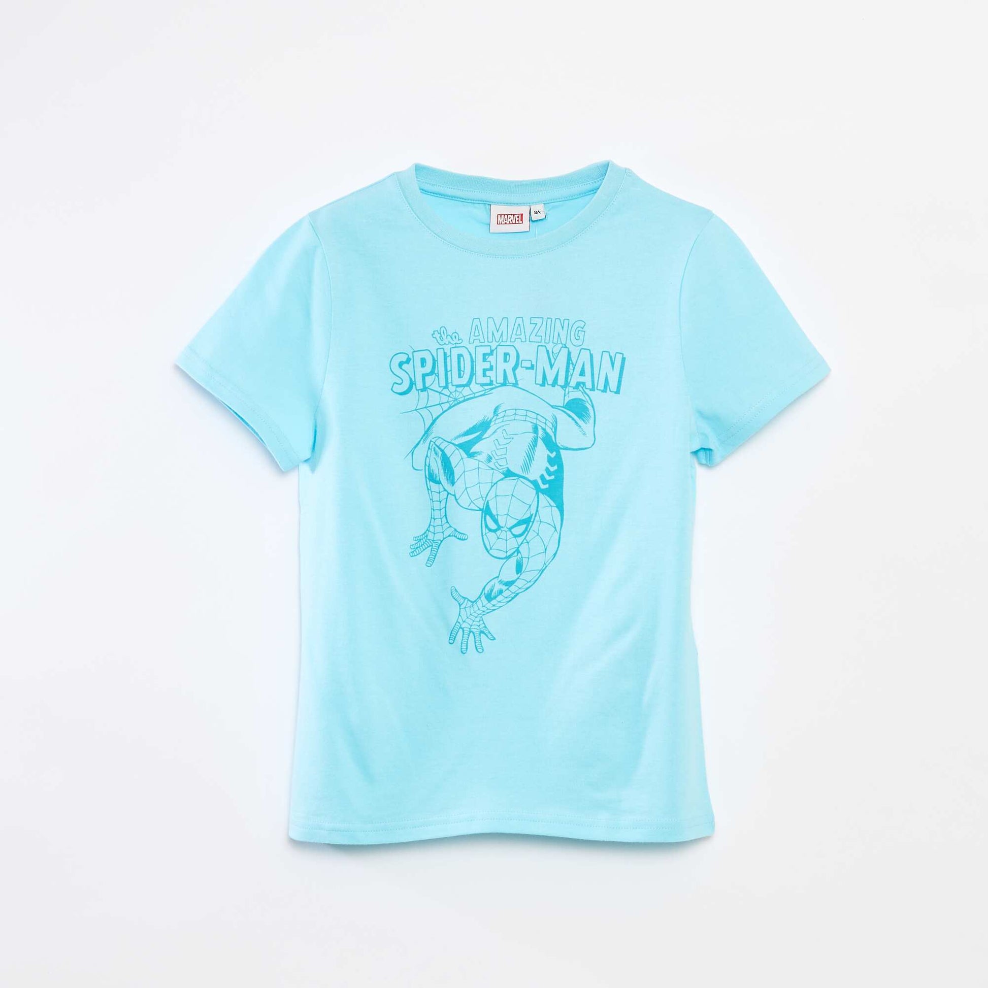 'Marvel' short-sleeved T-shirt BLUE