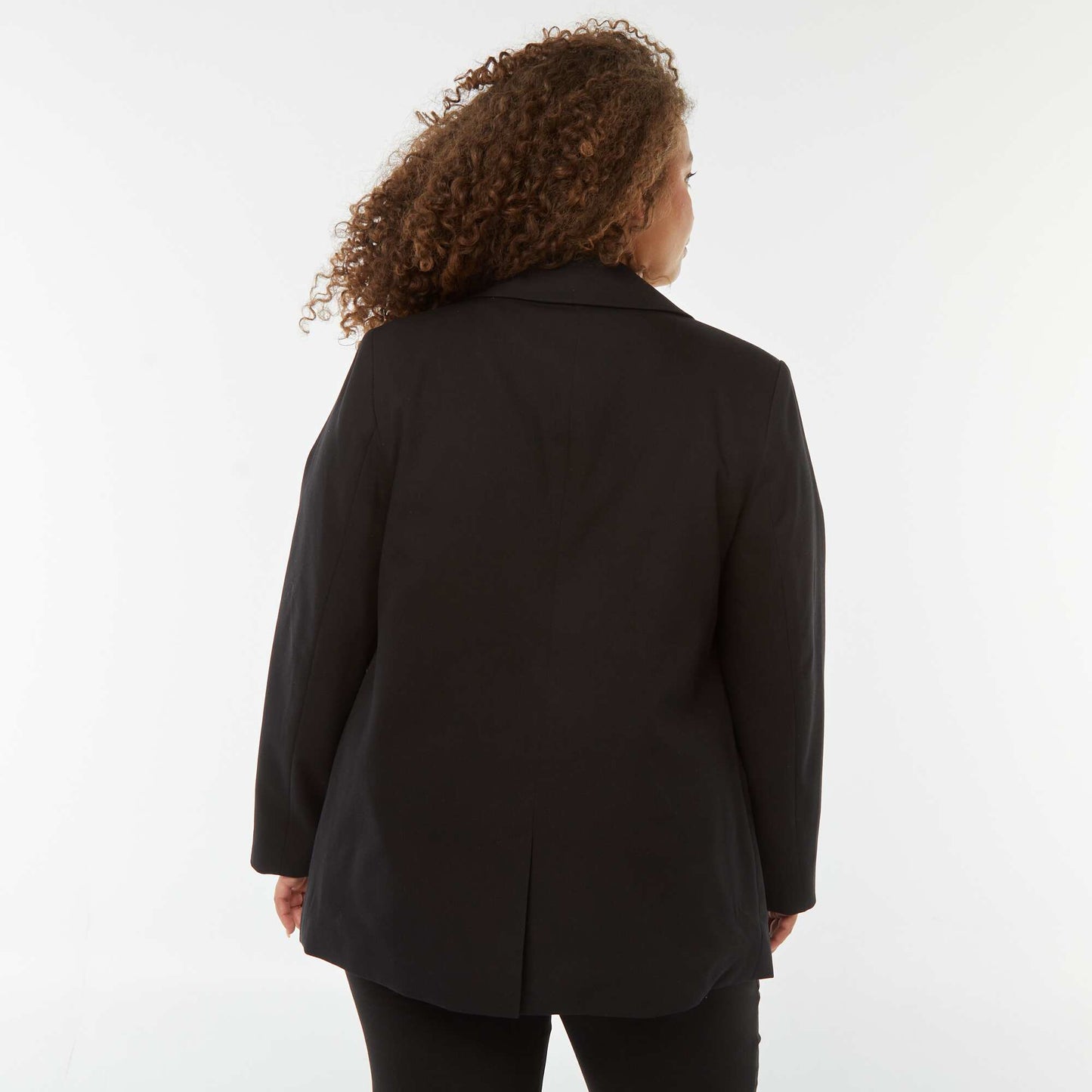 Long tailored jacket BLACK