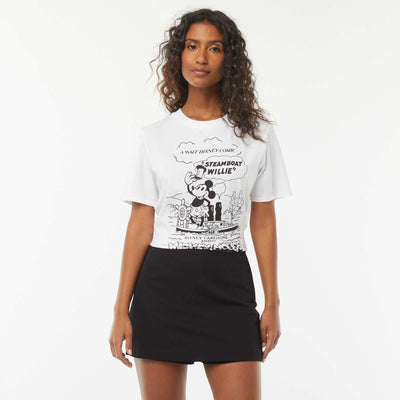 High-waisted skort BLACK