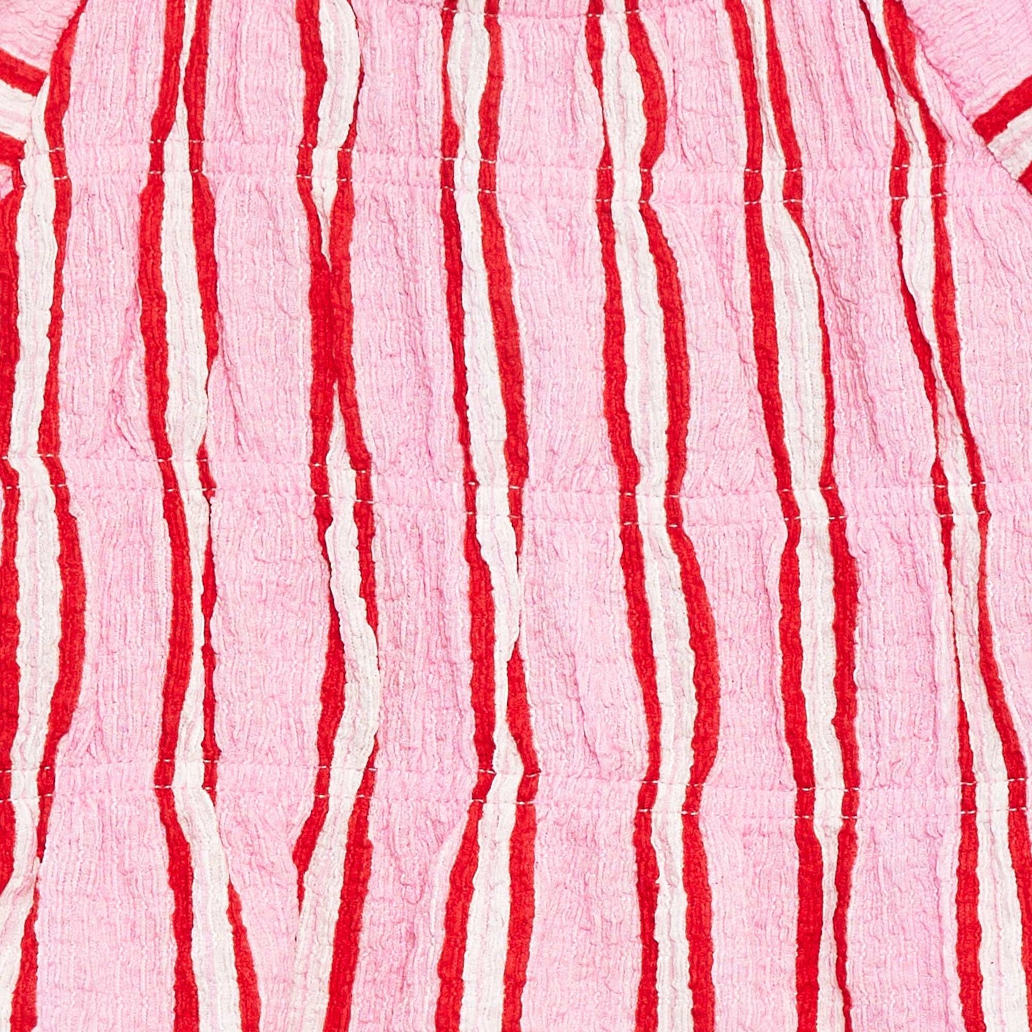 Waffle-knit vest top PINK