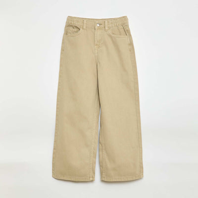 Wide-leg trousers BEIGE