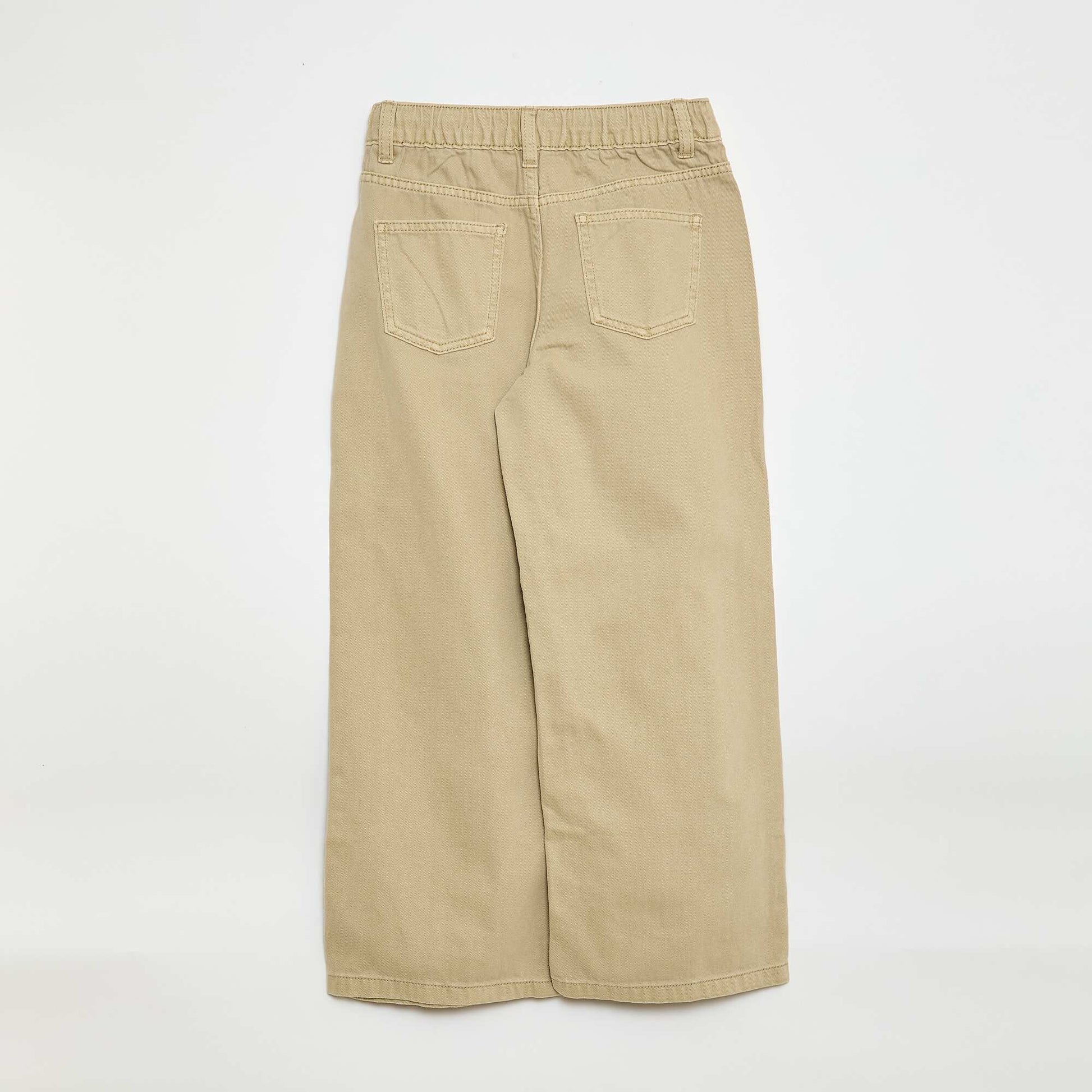 Wide-leg trousers BEIGE