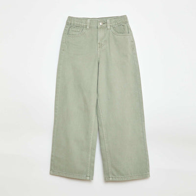 Wide-leg trousers GREEN