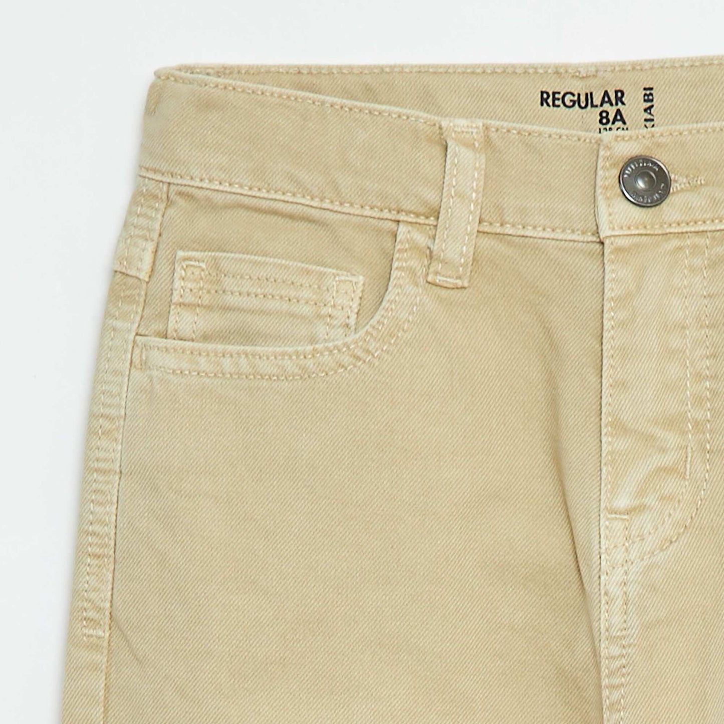 Straight-leg trousers - regular fit with 5 pockets WHITE