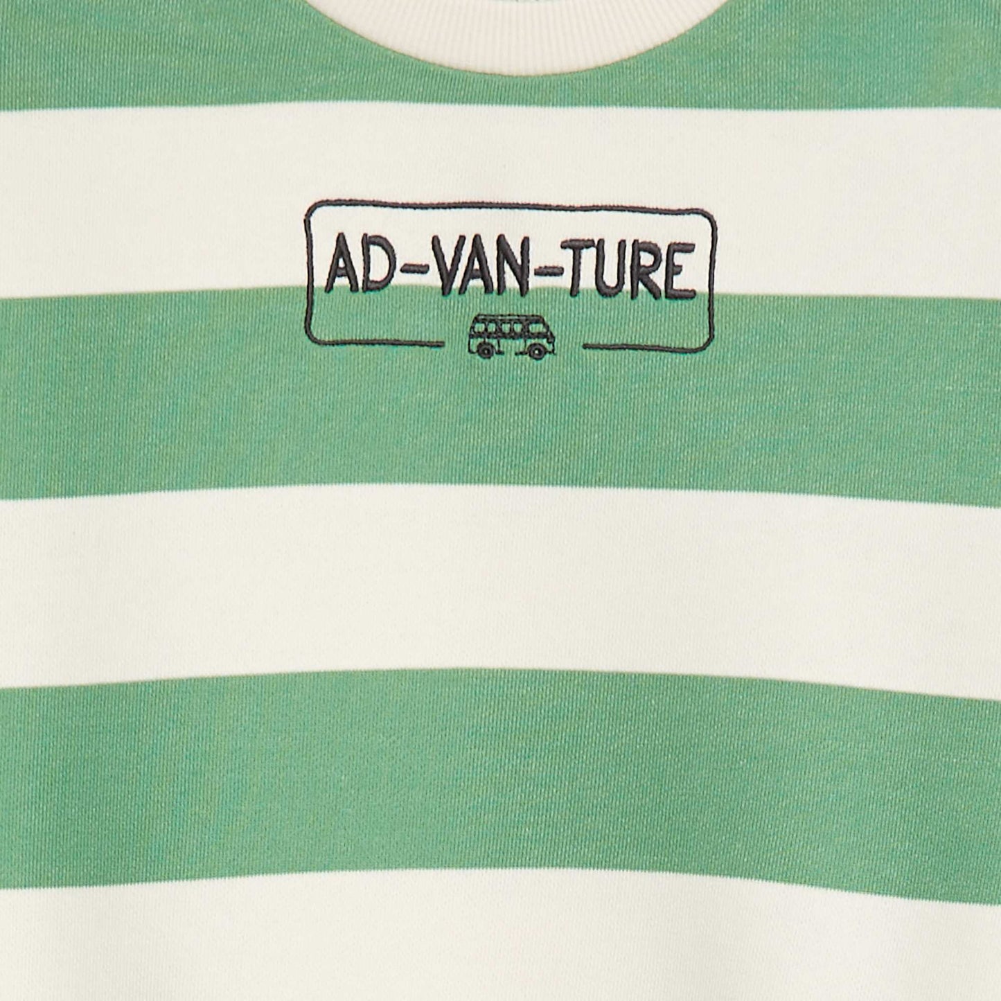 Sweatshirt with contrasting sleeves GREEN