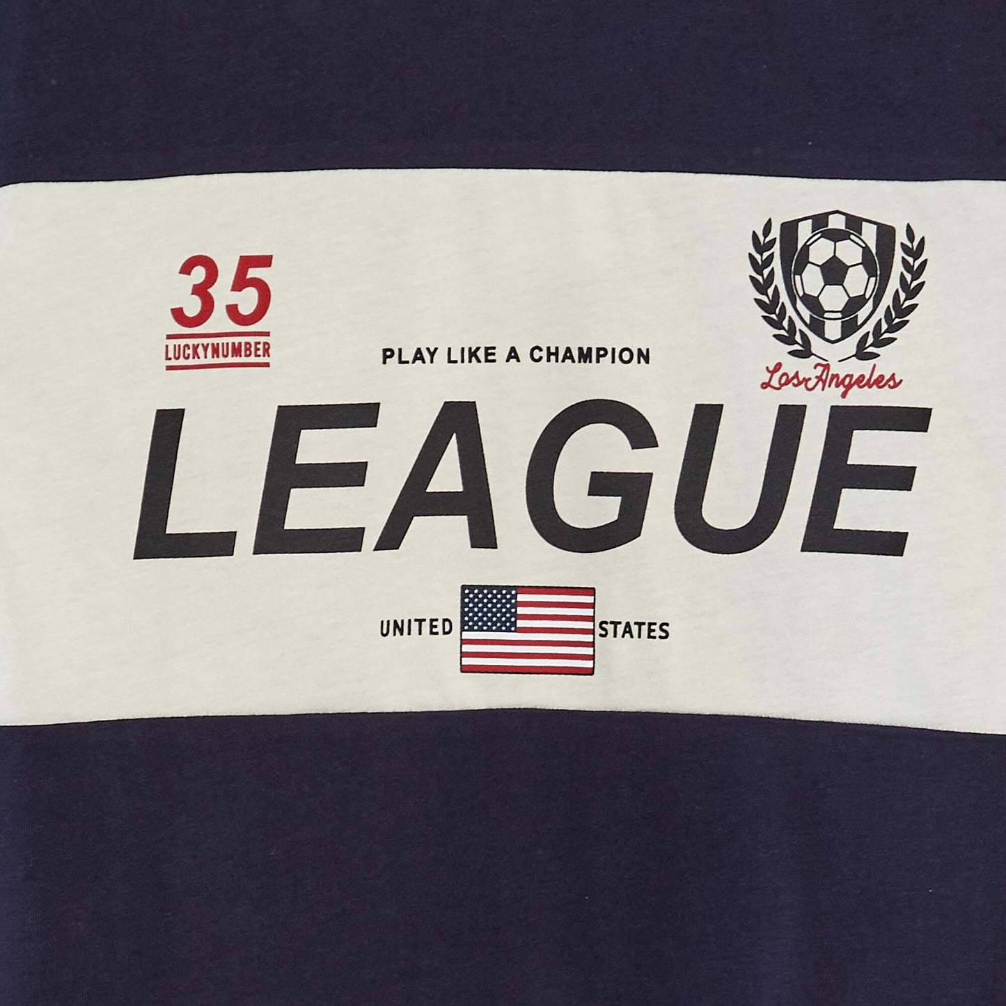 College campus T-shirt BLUE