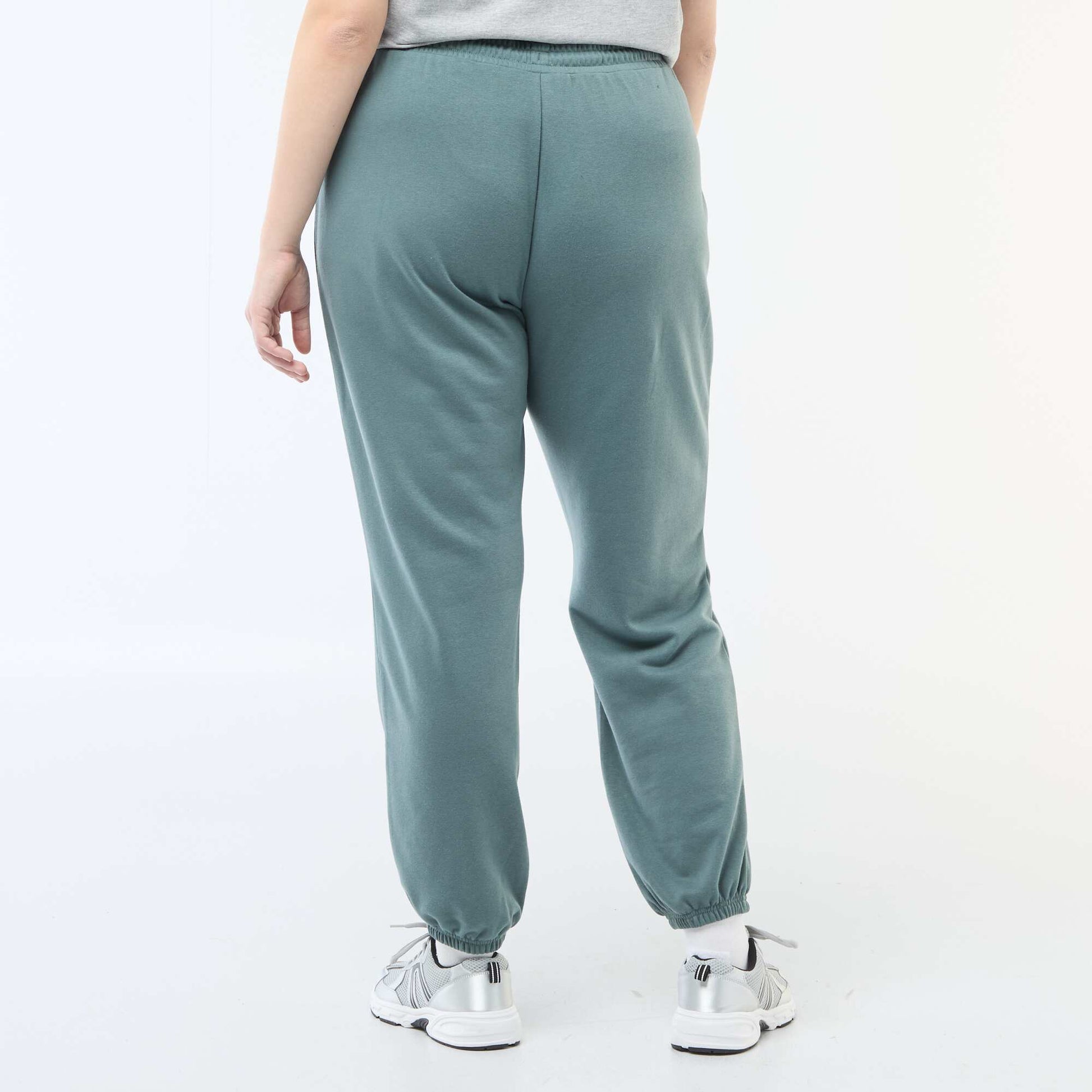 French terry sports joggers GREEN