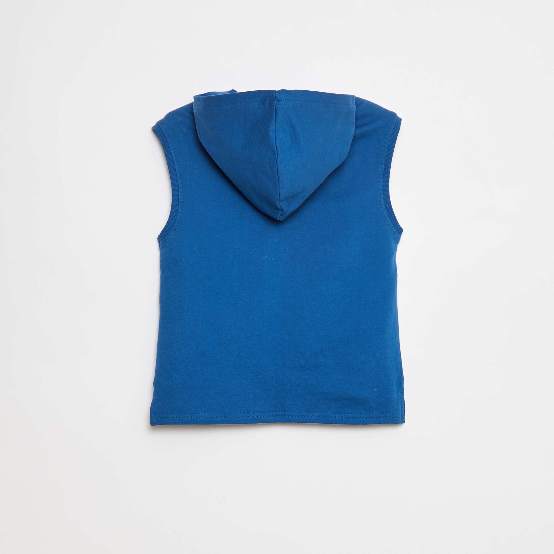 Sleeveless hoodie BLUE
