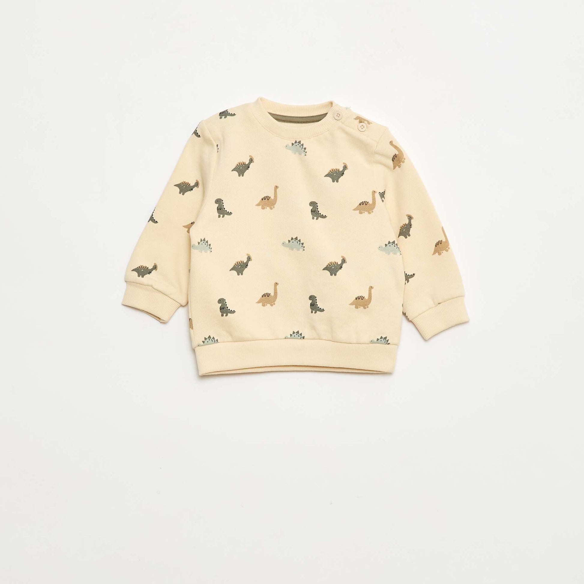 2-piece sweatshirt + trousers set WHITE