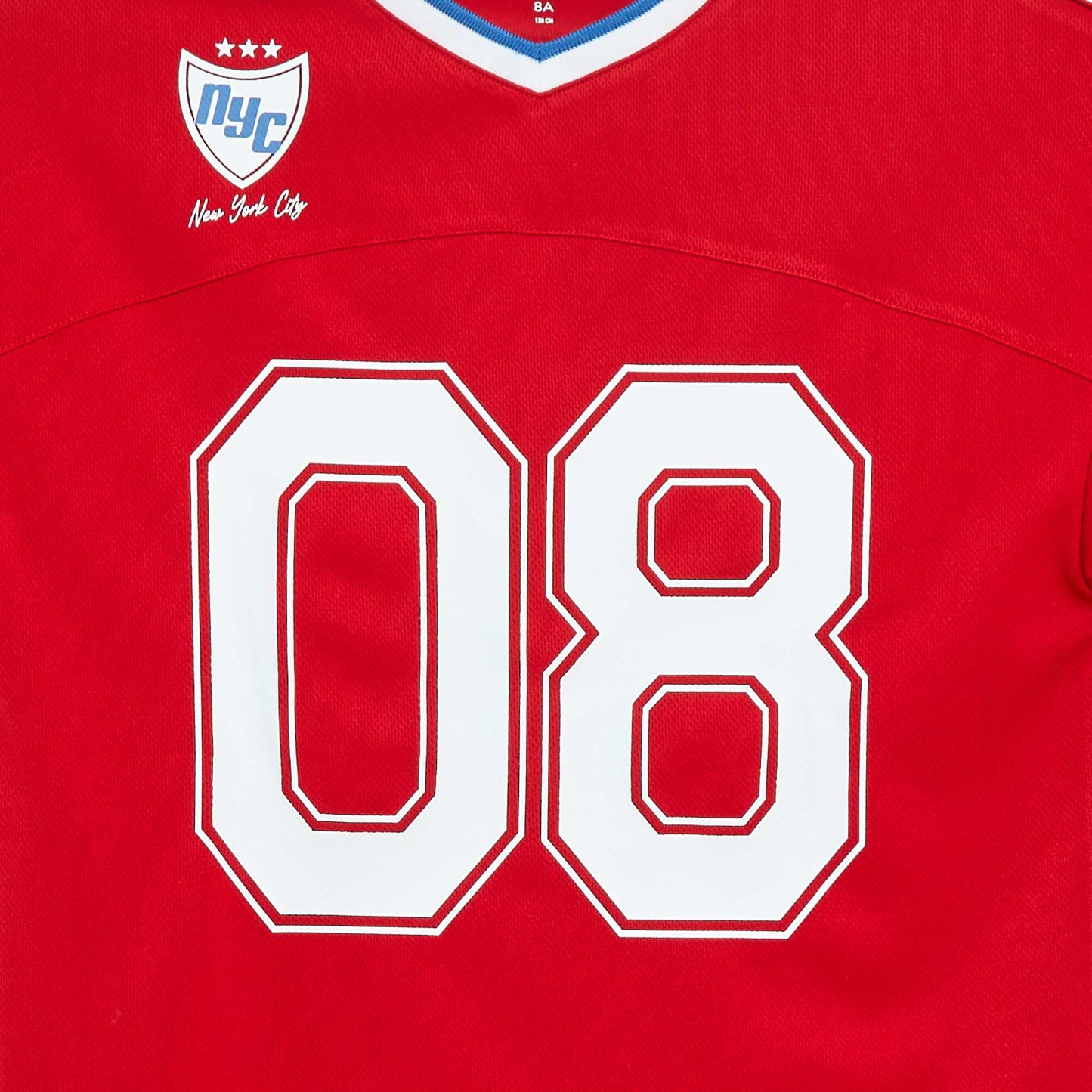 American sports-style T-shirt RED
