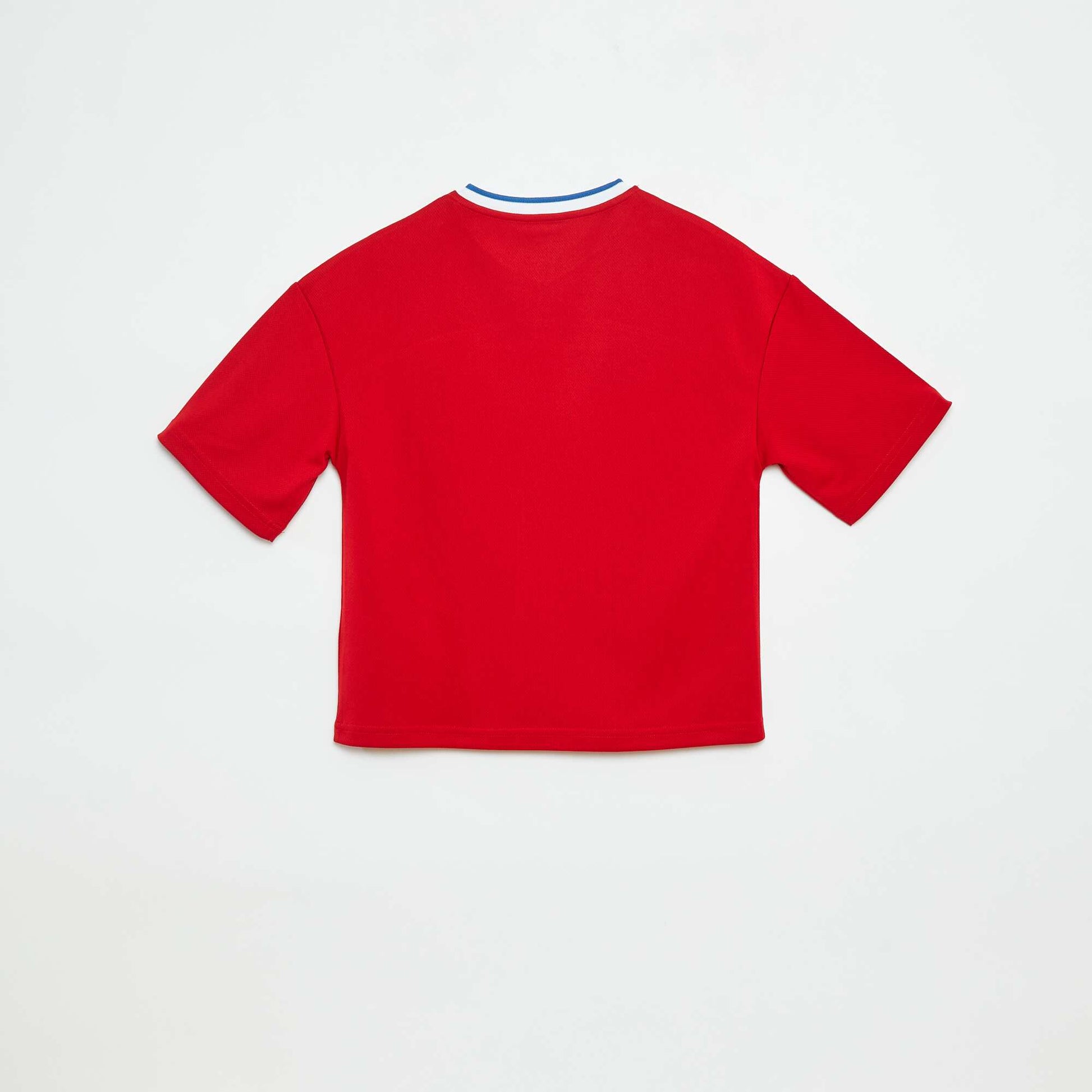 American sports-style T-shirt RED
