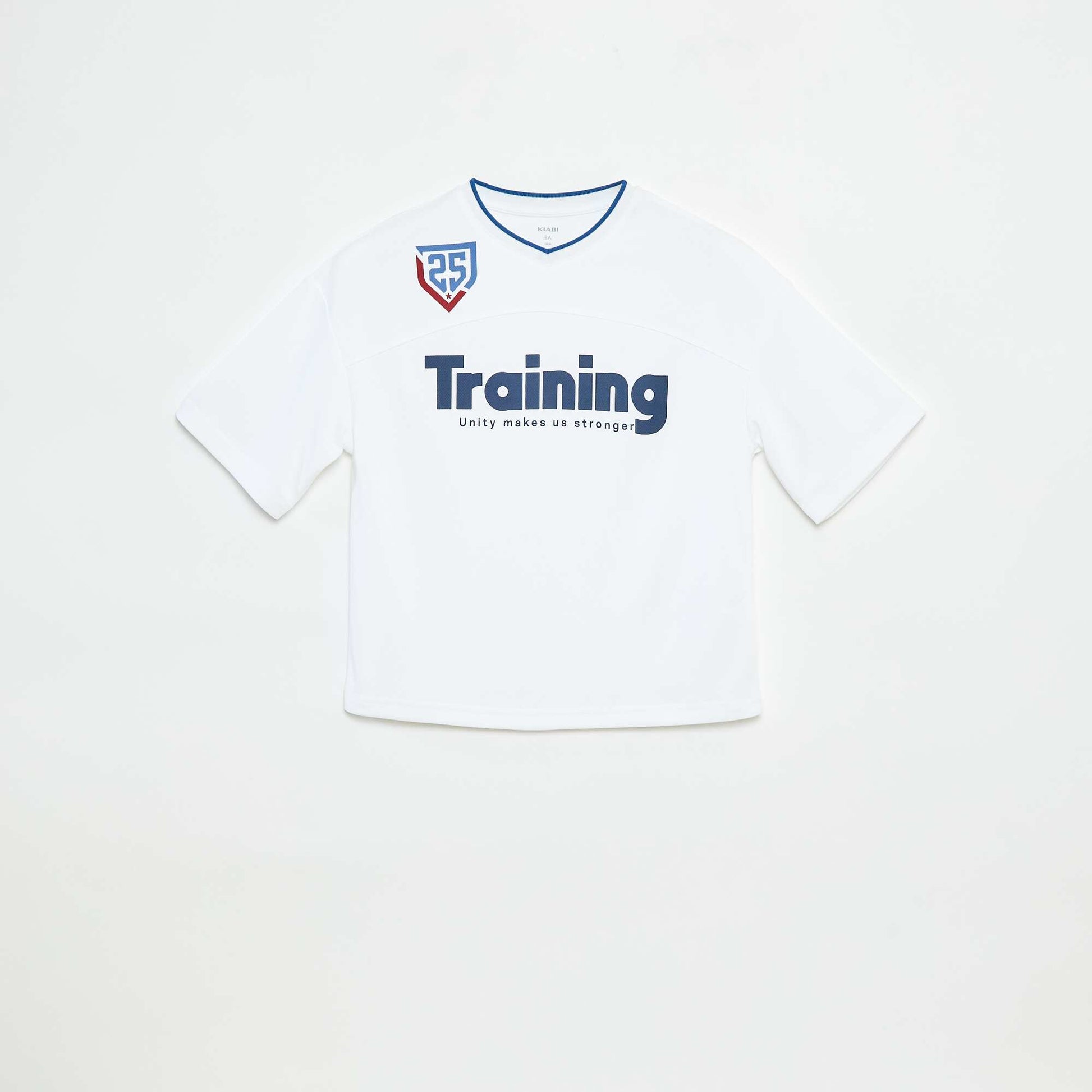 American sports-style T-shirt WHITE