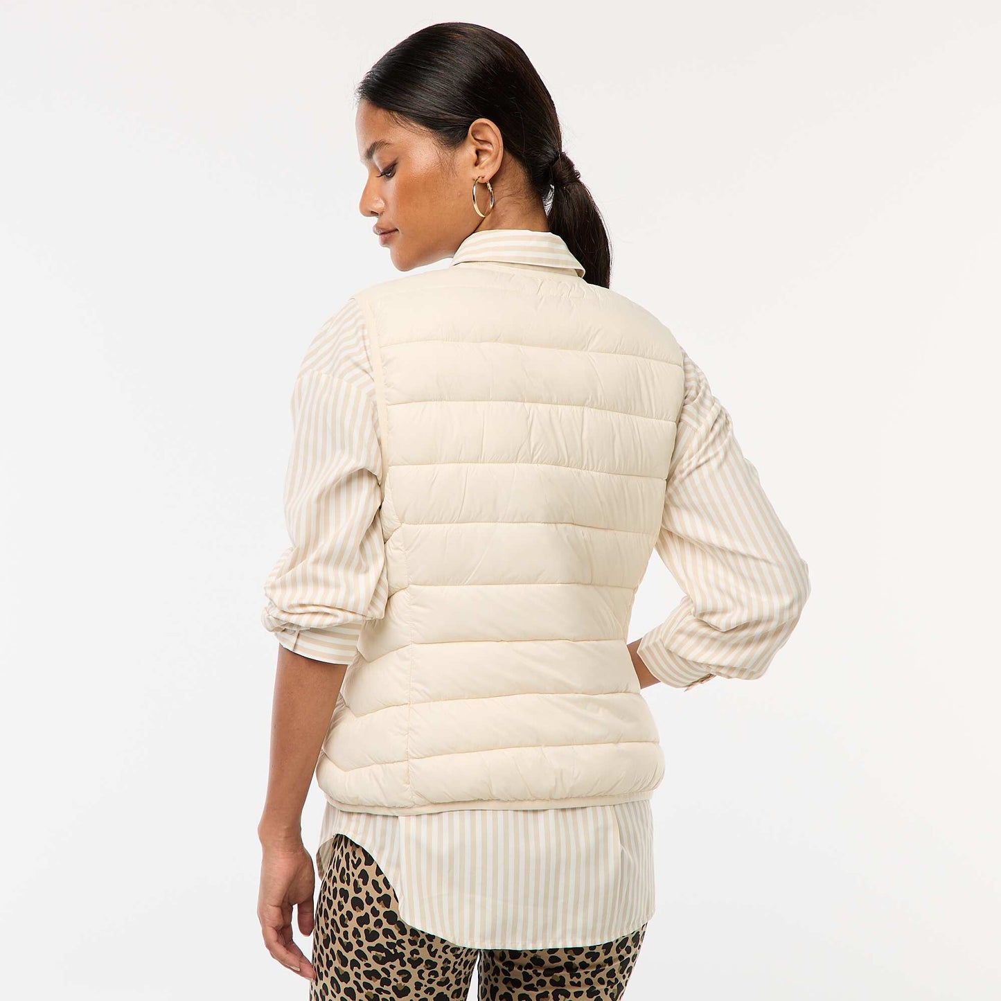 Lightweight quilted bodywarmer WHITE