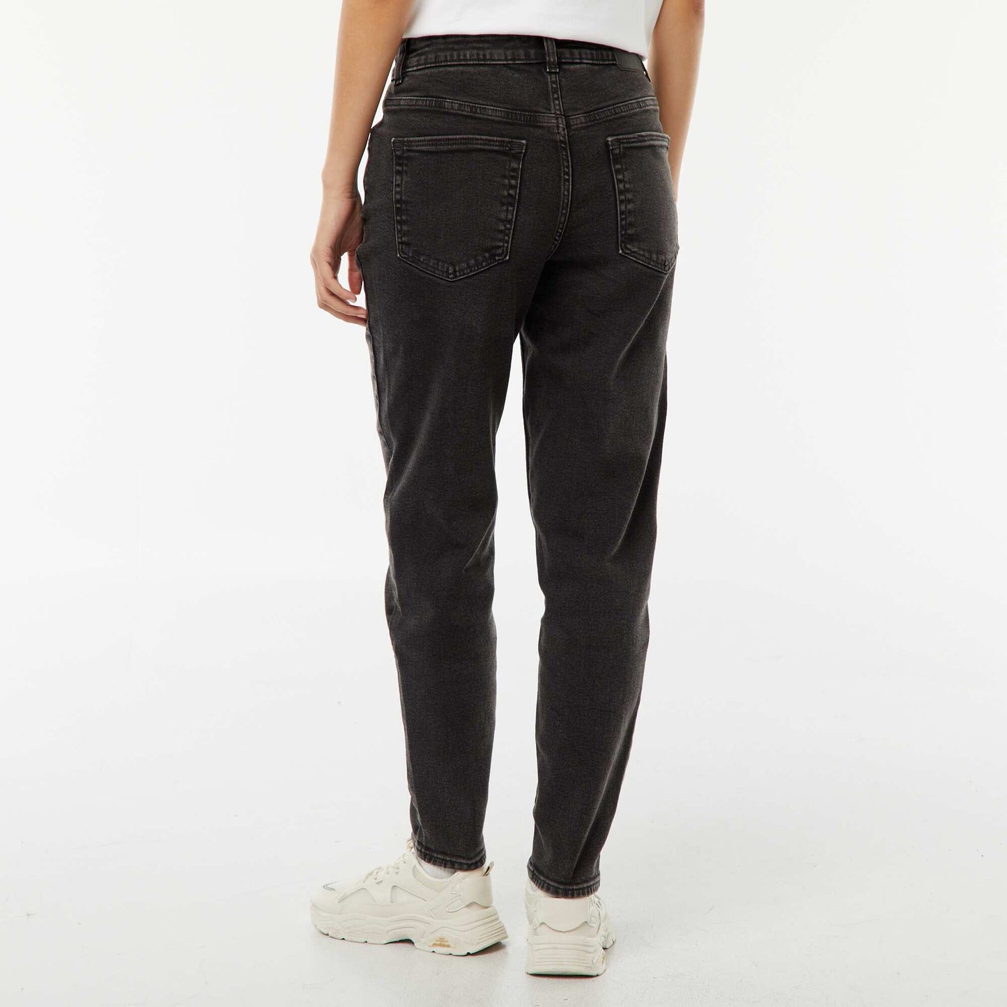 Mom-fit jeans - L30 BLACK