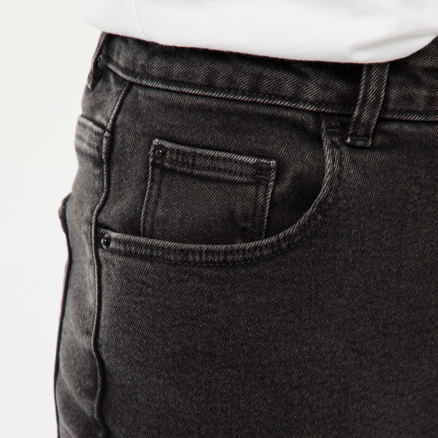 Mom-fit jeans - L30 BLACK