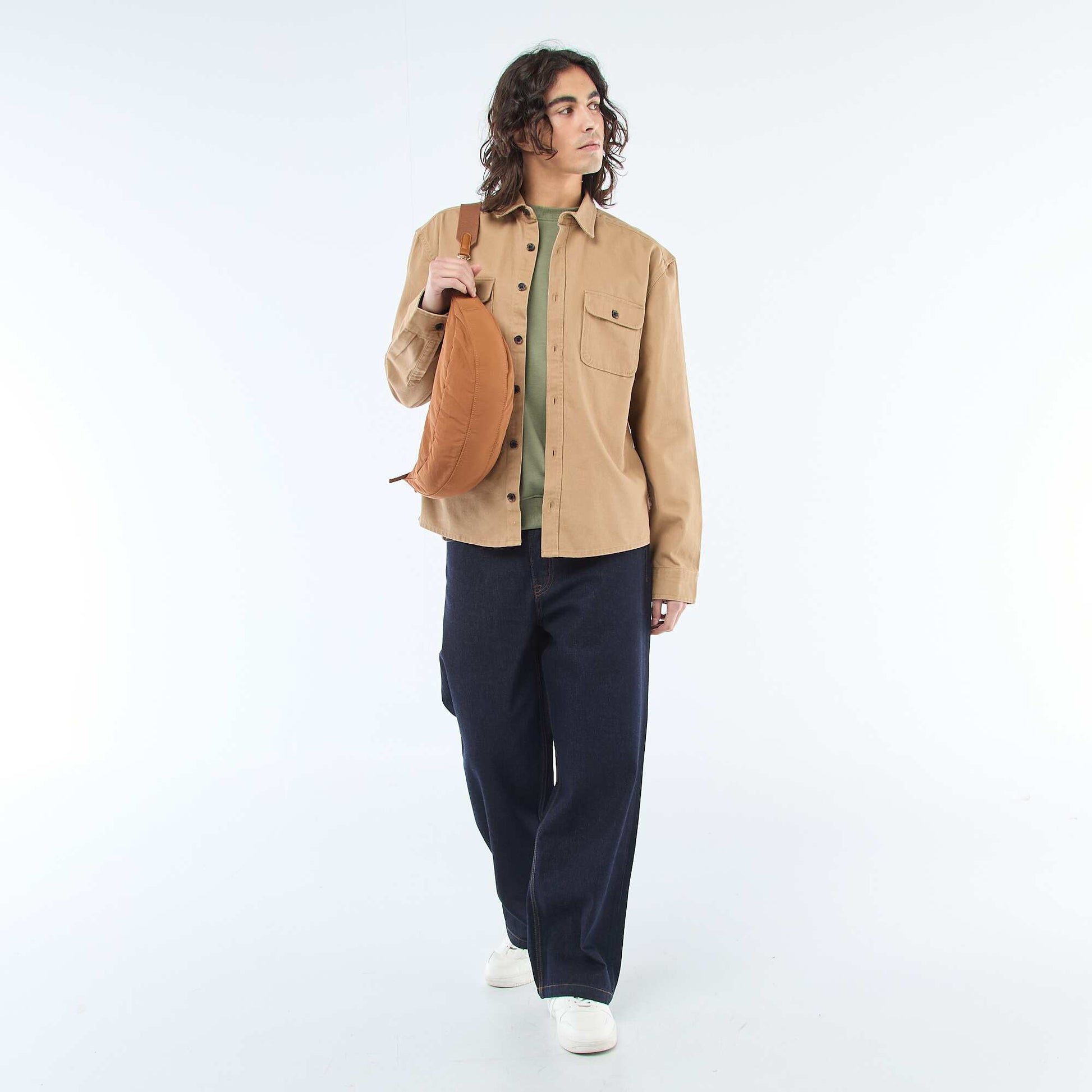 Plain lightweight sweatshirt GREEN