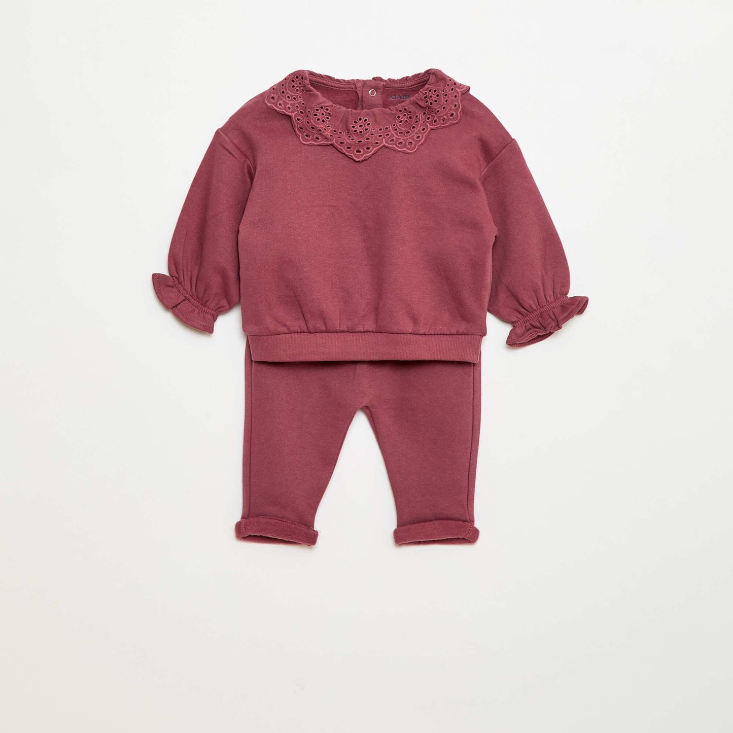 Fleece Jogger Set + Sweatshirt - 2 Piece PINK