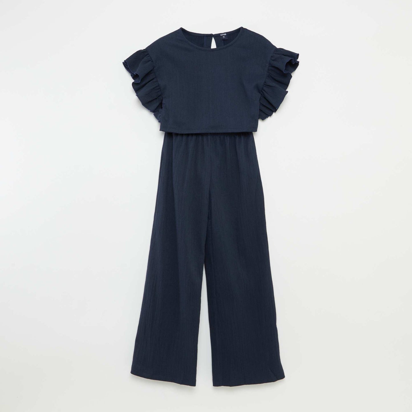 Flowing T-shirt + trousers set - 2-piece set BLACK