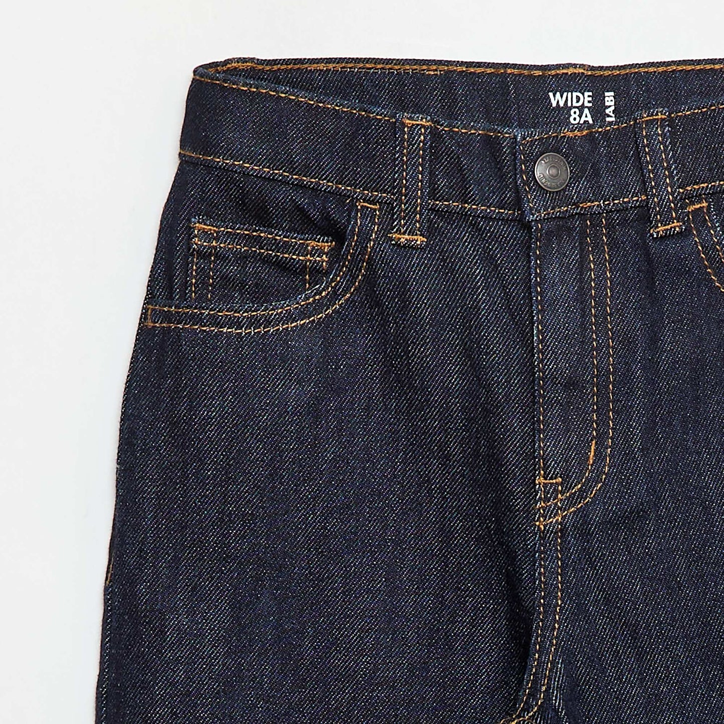 Destroyed denim trousers BLUE