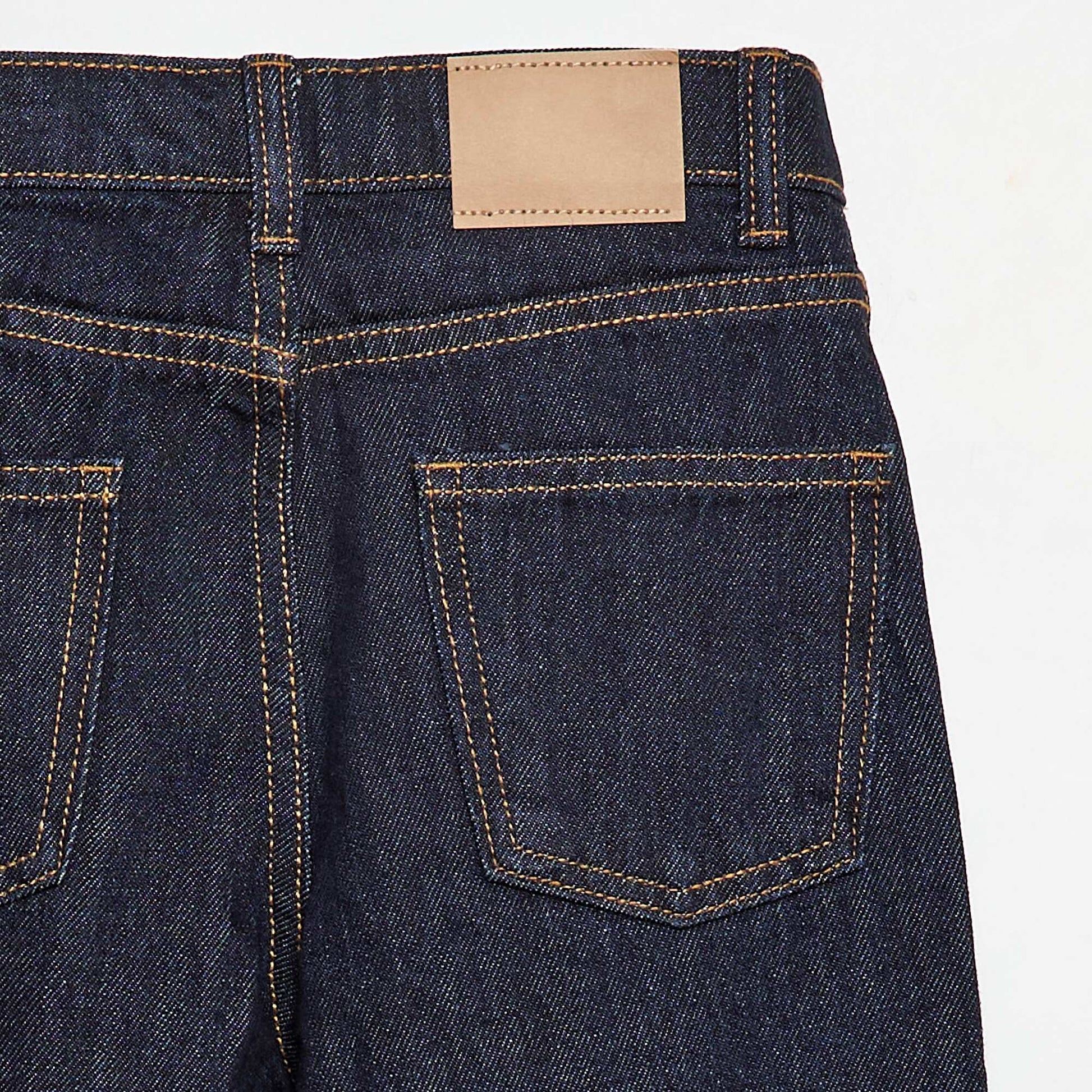 Destroyed denim trousers BLUE