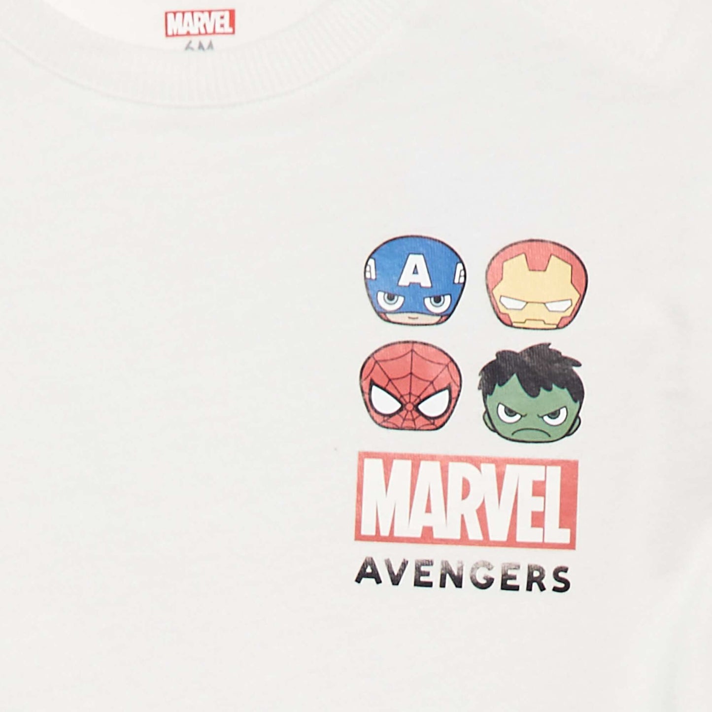 'Marvel' short-sleeved T-shirt WHITE