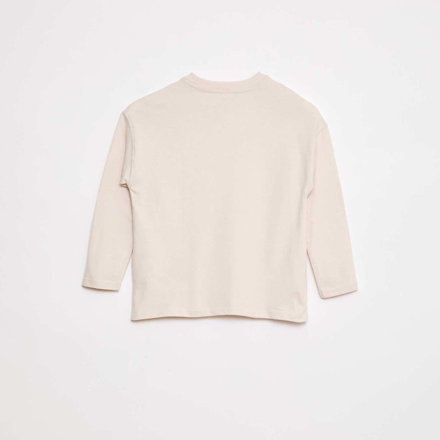 Plain loose-fit T-shirt WHITE