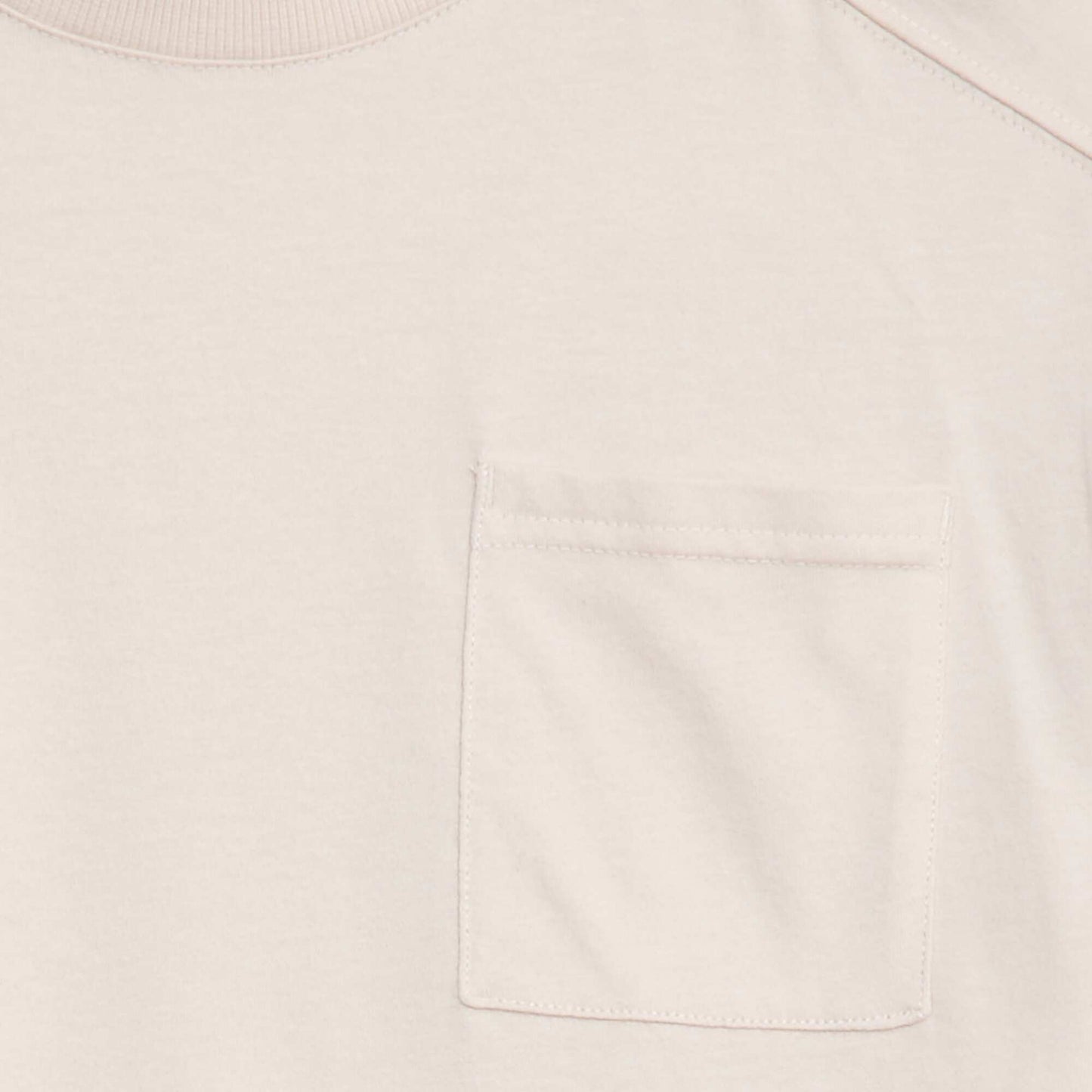 Plain loose-fit T-shirt WHITE