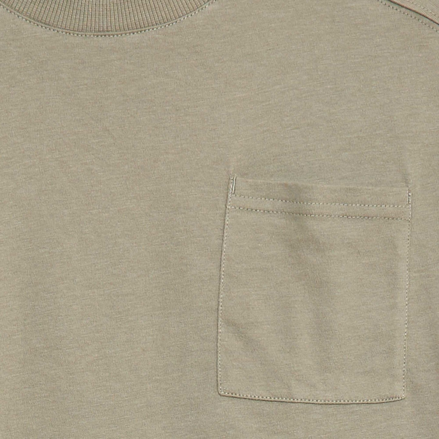 Plain loose-fit T-shirt GREEN