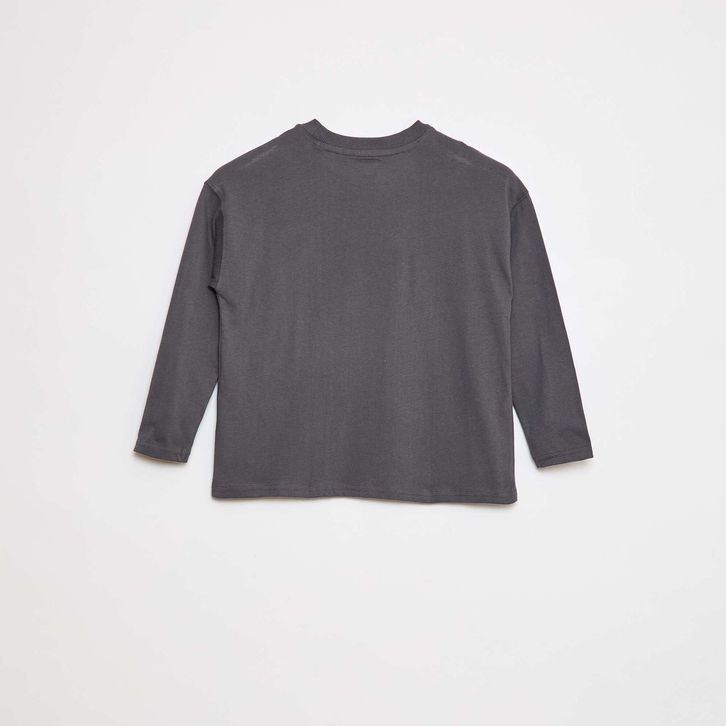 Plain loose-fit T-shirt GREY