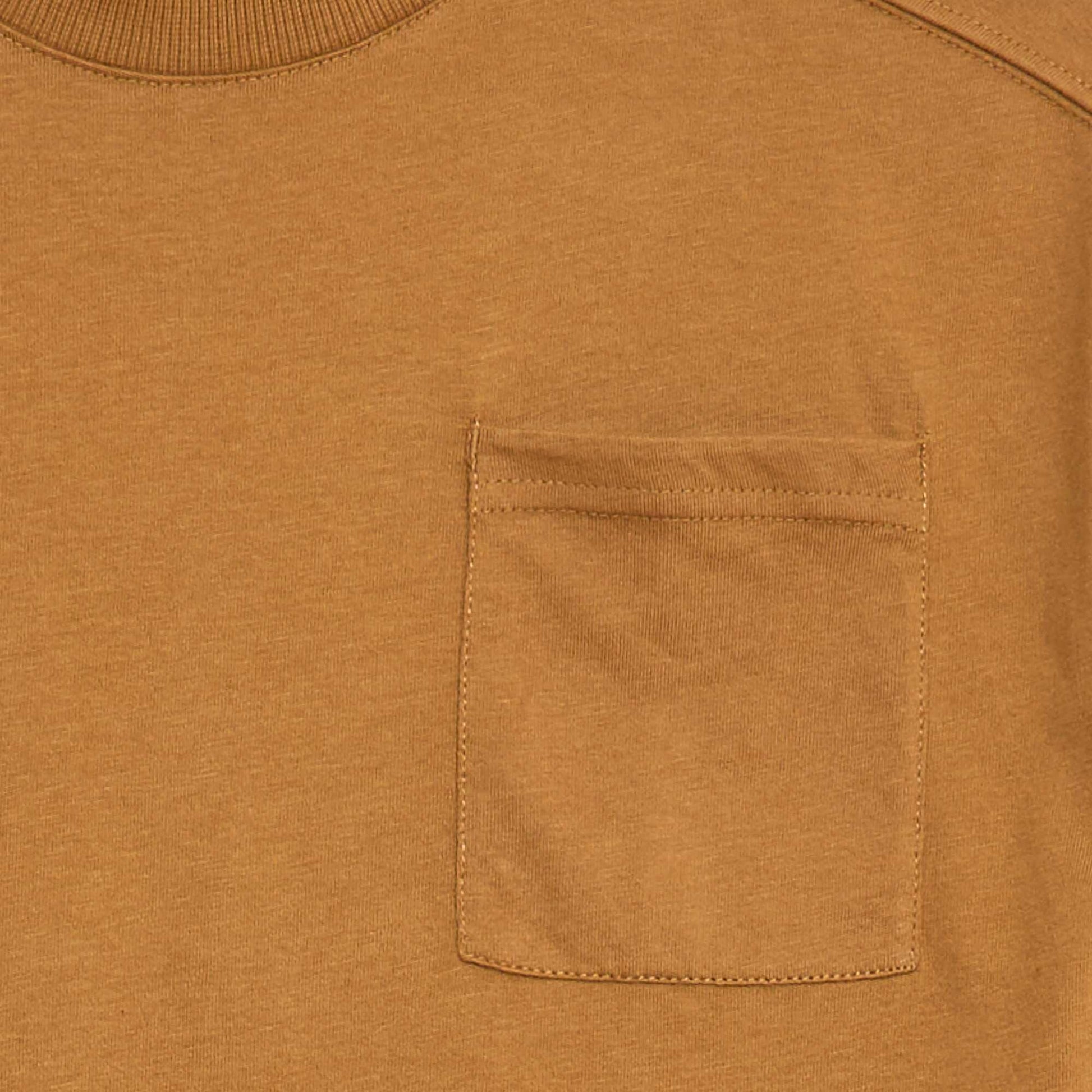 Plain loose-fit T-shirt BEIGE