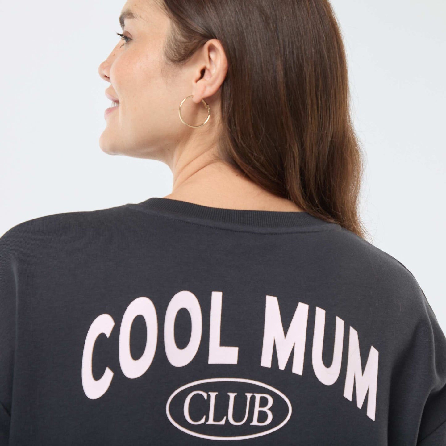 Nursing sweatshirt BLACK