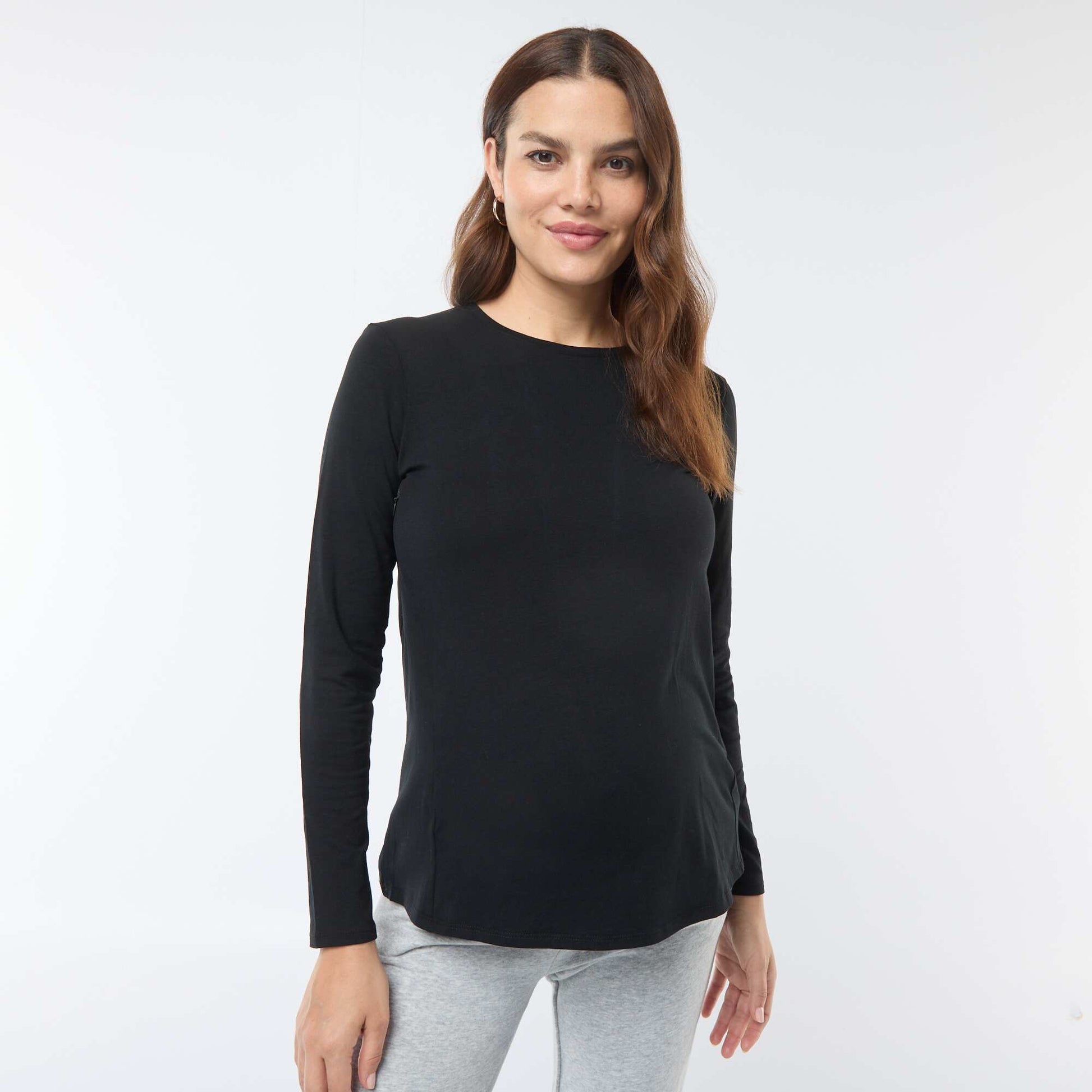 Basic Nursing T-Shirt BLACK
