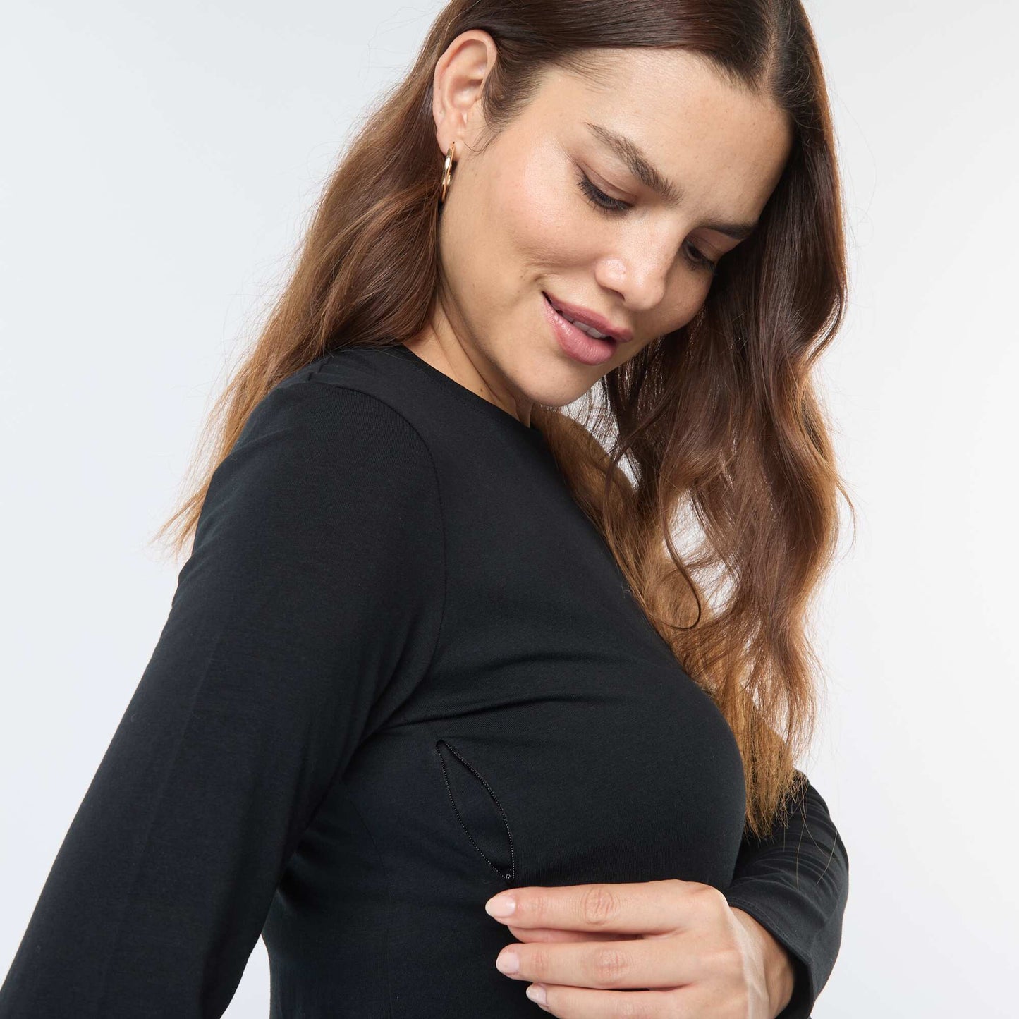 Basic Nursing T-Shirt BLACK