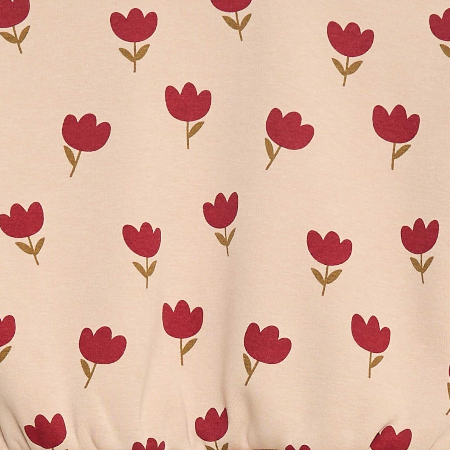 Patterned Fleece Pullover BEIGE