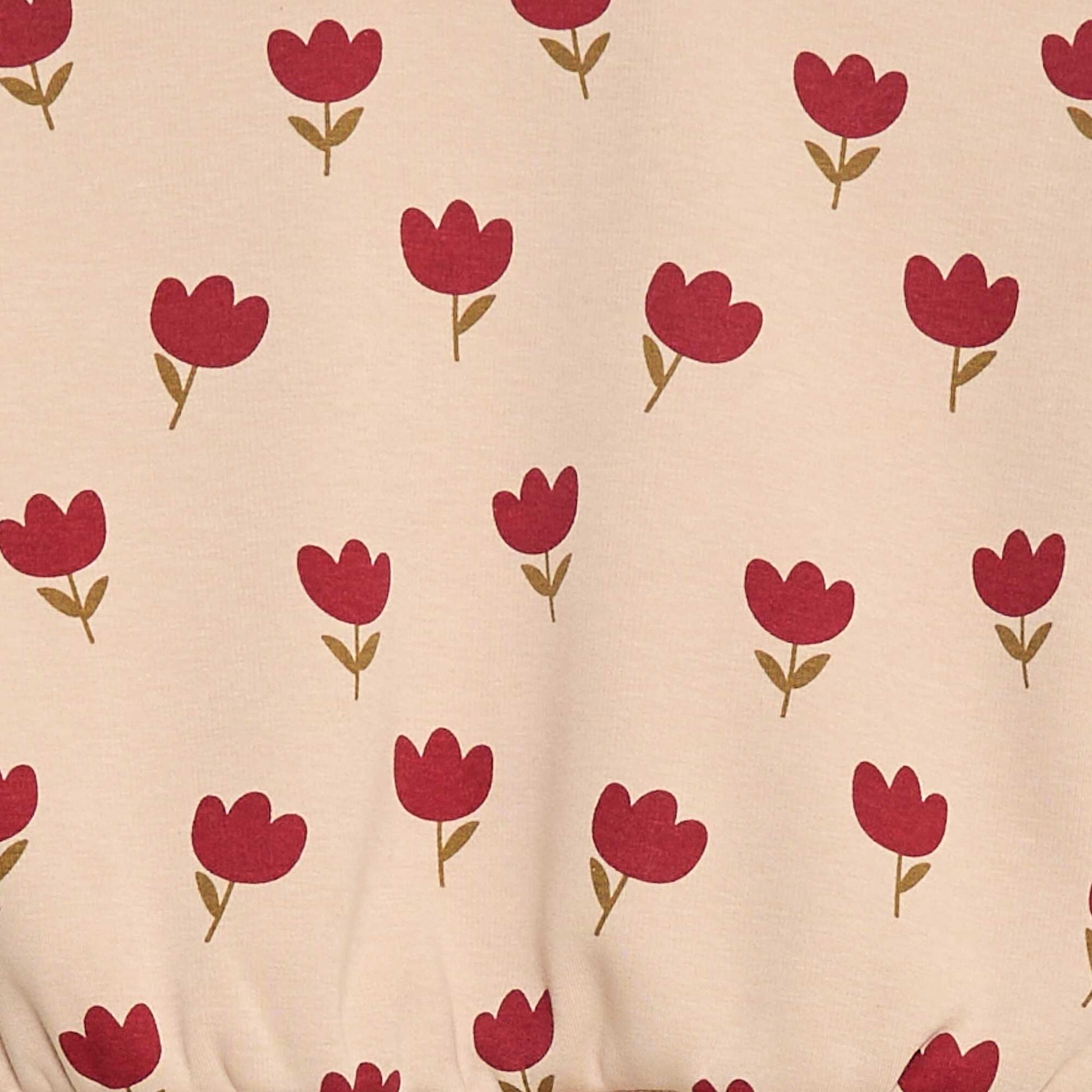 Patterned Fleece Pullover BEIGE