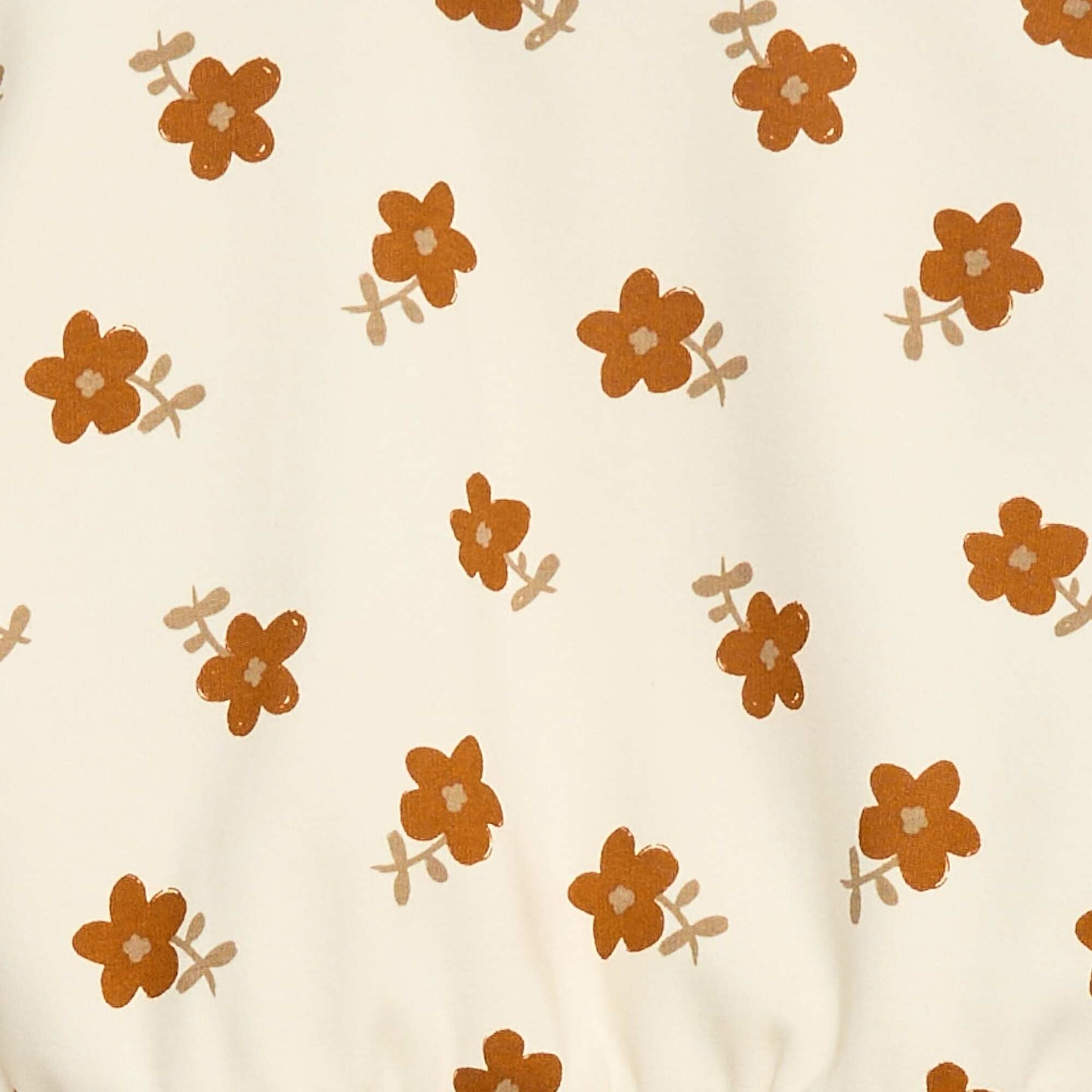 Patterned Fleece Pullover WHITE