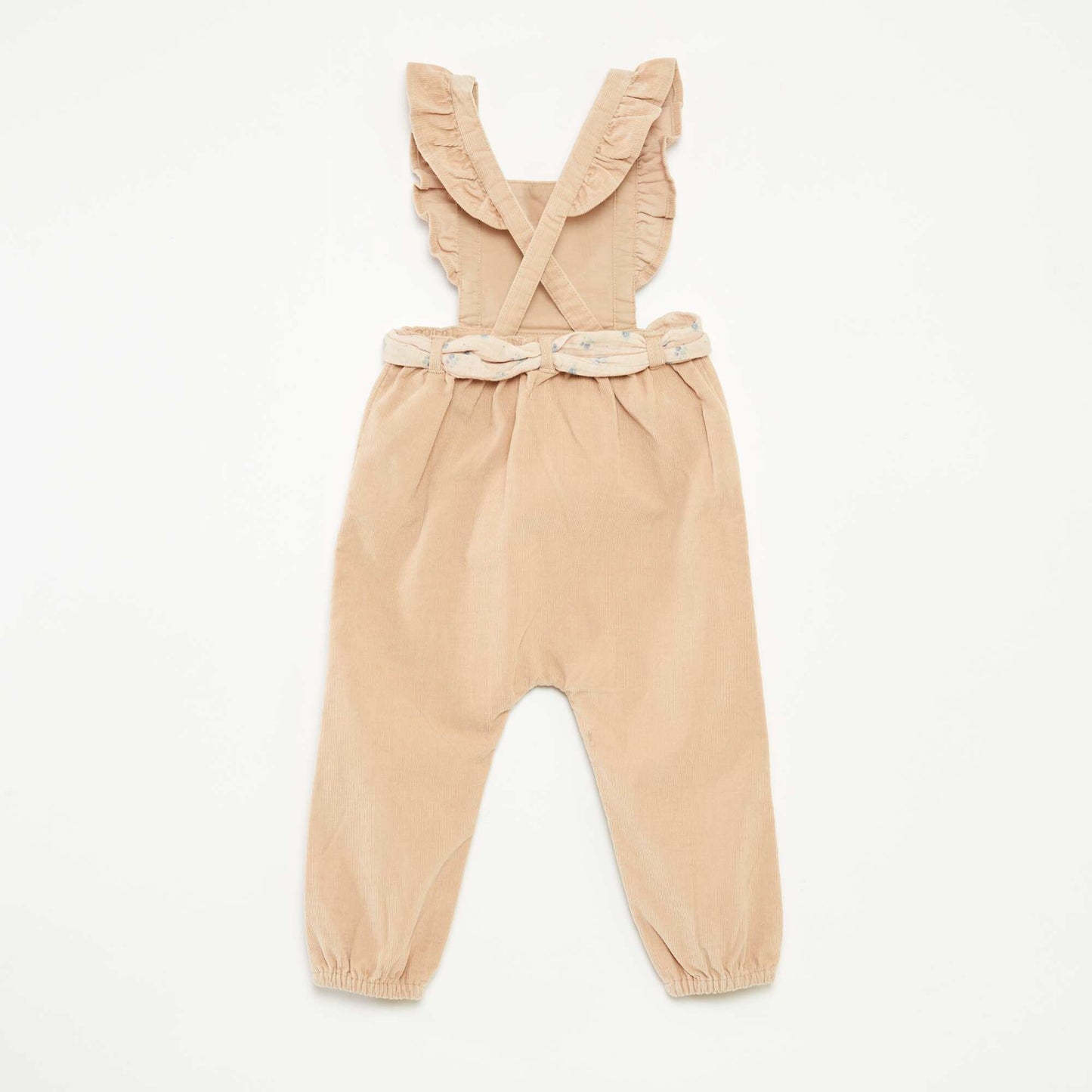 Corduroy dungarees BEIGE